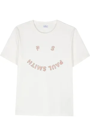 Paul Smith Playera con logo en relieve