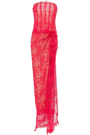 JEAN-LOUIS SABAJI Vestido con aplique floral