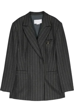 GENNY Blazer con estampado de rayas diplomáticas