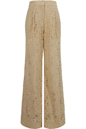 ZIMMERMANN Pantalones de encaje anchos