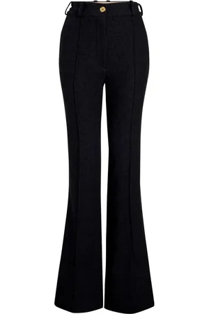 Patou Pantalones de tweed acampanados