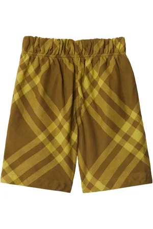 Burberry Shorts con cuadros estampados