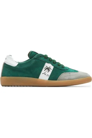 Nº21 Tenis de gamuza con diseño color block