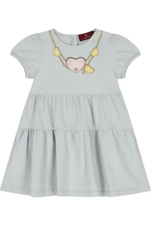 Aigner Vestido estampado a capas