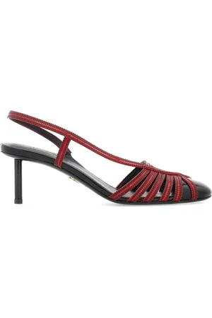 Salvatore Ferragamo Zapatillas midi con tiras