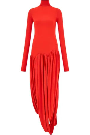 Salvatore Ferragamo Vestido con diseño de tulipán