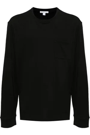 James Perse Playera con cuello redondo