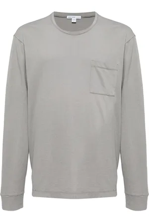 James Perse Playera con cuello redondo