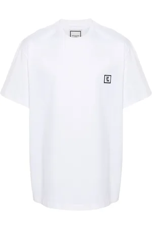 WOOYOUNGMI Playera con logo en la espalda