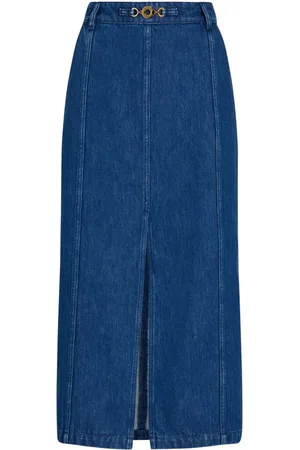 Patou Falda midi con abertura