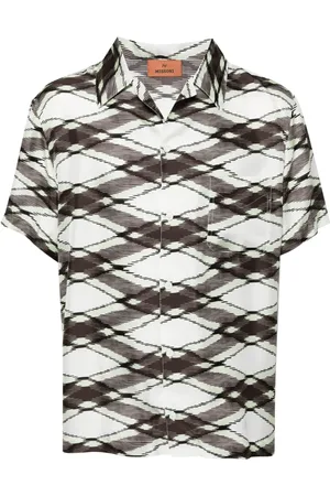 Missoni Camisa de seda manga corta