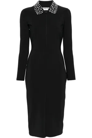 CHIARA BONI Vestido midi Zoelle Pearl