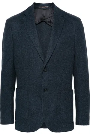 Boggi Milano Blazer con efecto melange y botones