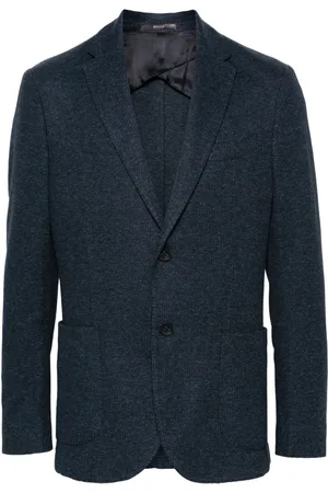 Boggi Milano Blazer con efecto melange y botones