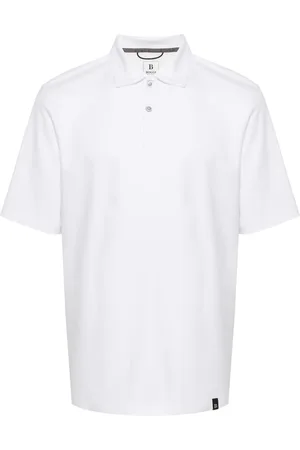 Boggi Milano Playera tipo polo de piqué de alto rendimiento
