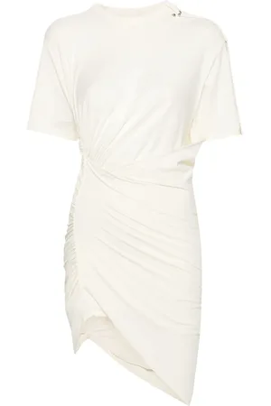 MUGLER Vestido estilo playera drapeado