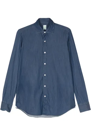 Finamore Camisa de mezclilla