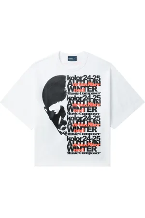 Kolor Playera con estampado de cara de x On-U Sound