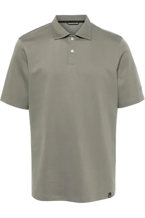 Boggi Milano Playera tipo polo de piqué de alto rendimiento