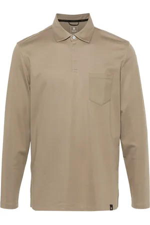 Boggi Milano Playera tipo polo de piqué de alto rendimiento