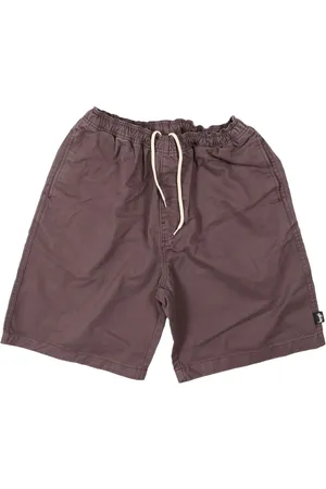 STUSSY Brushed cotton swim shorts