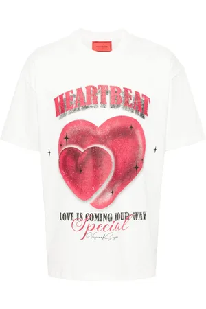 Vision Of Super Playera con estampado Heartbeat