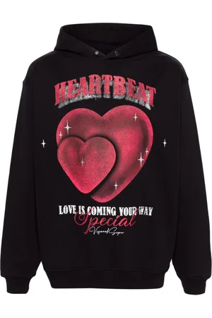 Vision Of Super Hoodie con estampado Heartbeat