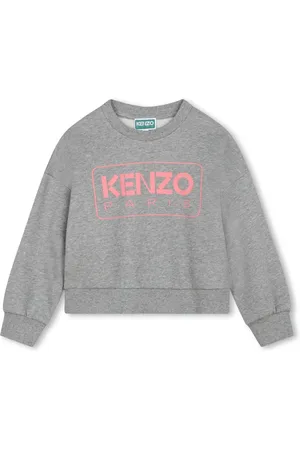 Kenzo Sudadera con logo estampado y efecto melange