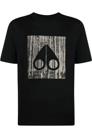 Moose Knuckles Playera con logo estampado