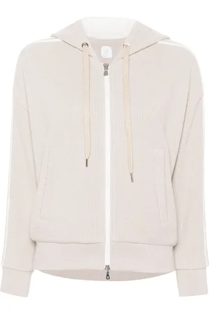 ELEVENTY Hoodie tejida de canalé