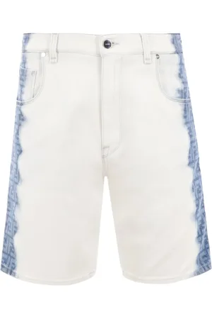 Fendi Shorts de mezclilla con efecto blanqueado