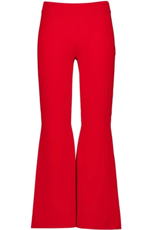 Stella McCartney Pantalones de tejido fino