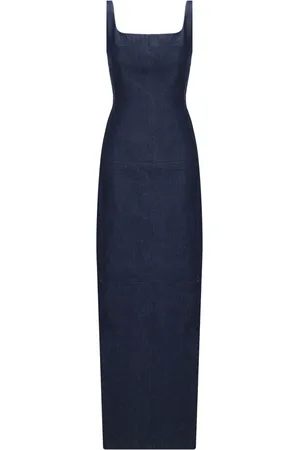 Jacquemus Vestido largo La Robe de-Nîmes Spoglio