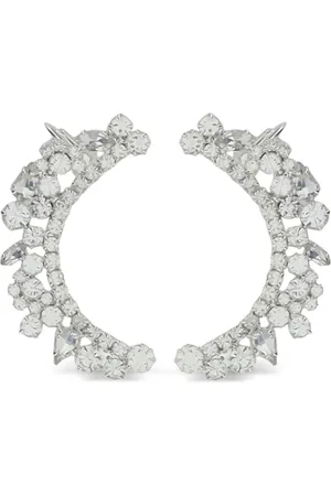 MAGDA BUTRYM Aretes ear-cuff con cristales