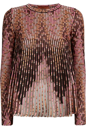 Missoni Suéter plisado con motivo de rayas