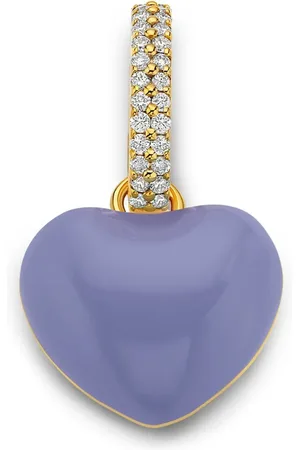 BUDDHA MAMA Dije de corazón en oro amarillo de 20kt con diamantes