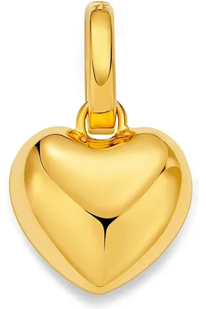 BUDDHA MAMA Dije de corazón en oro amarillo de 18kt