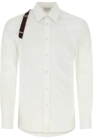 Alexander McQueen Camisa con detalle de tirantes