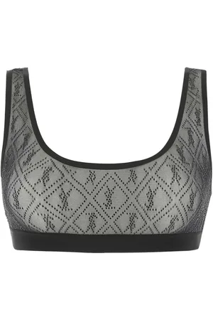 Saint Laurent Brasier con logo de strass