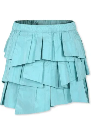DOUUOD KIDS Falda asimétrica con diseño elástico