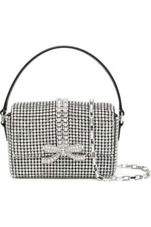 Self-Portrait Bolsa mini con detalles de strass