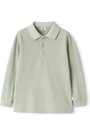Il gufo Playera tipo polo manga larga
