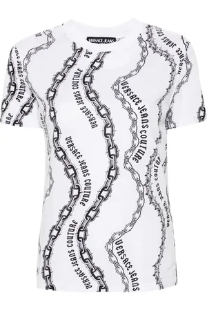 VERSACE Playera con cadena del logo