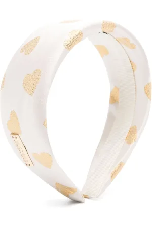 Moschino Diadema con corazones estampados