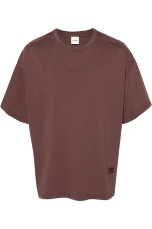 Nanushka Playera con motivo bordado