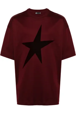 MUGLER Playera con estrellas afelpadas