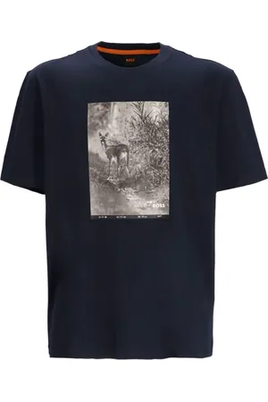 HUGO BOSS Playera con fotografía estampada
