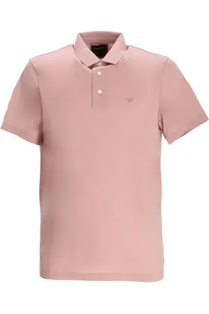 Emporio Armani Playera tipo polo con motivo águila