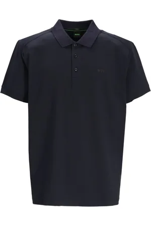 HUGO BOSS Playera tipo polo con logo en relieve