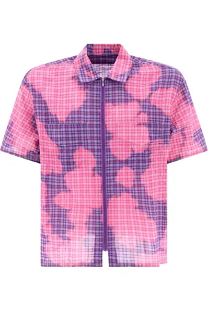 Stockholm Surfboard Club Camisa con cierre y efecto blanqueado